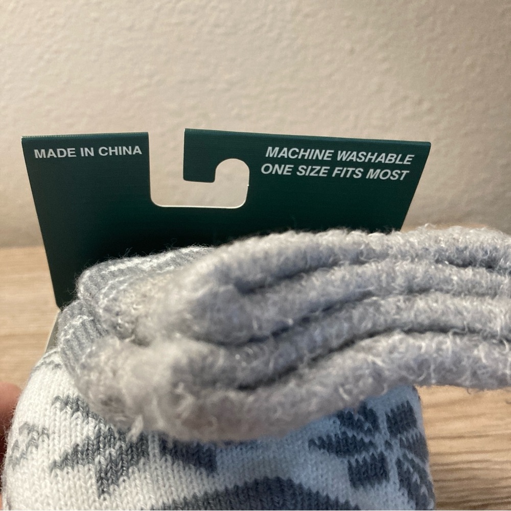 NWT Woolrich Gray Double Layer Home Socks with Aloe Vera - Picture 9 of 9